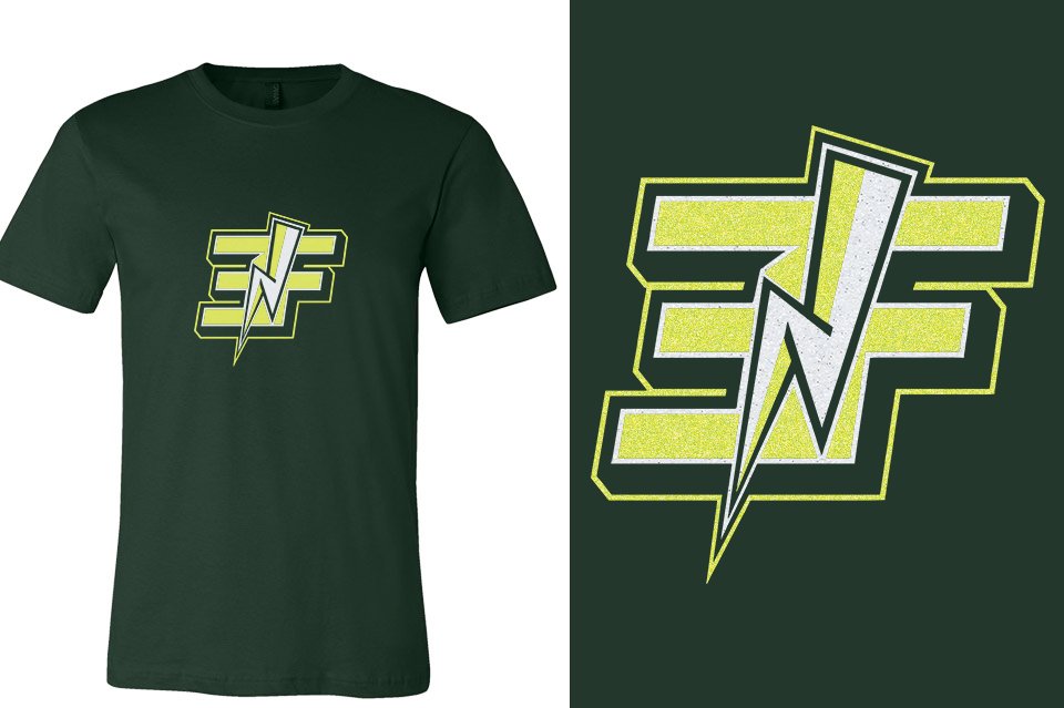 Elite Force glitter Unisex t-shirt