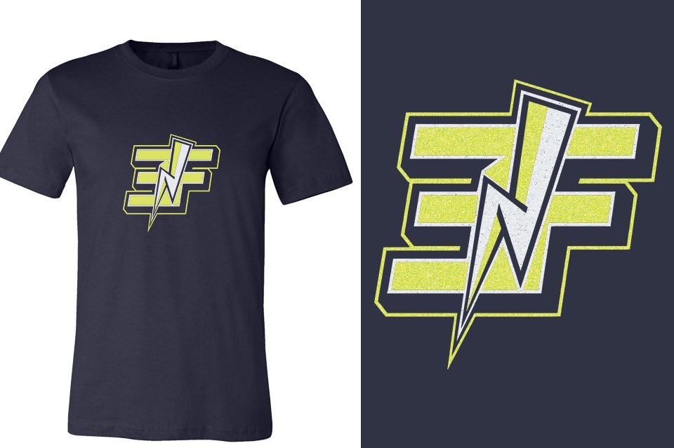 Elite Force glitter Unisex t-shirt