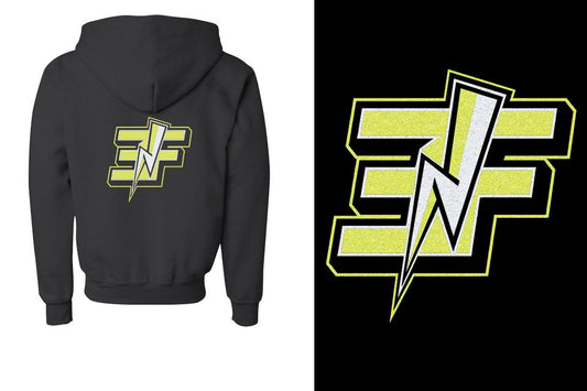 Elite Force glitter Youth Unisex Zip Hoodie