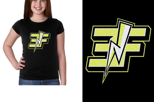 Elite Force glitter Girls' Princess T-Shirt